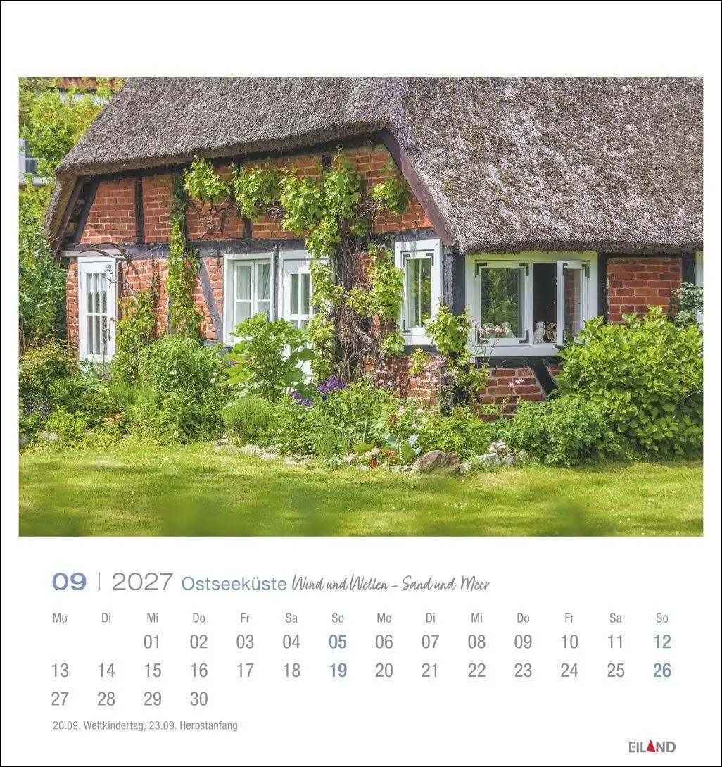 Bild: 9783964024251 | Ostseeküste Postkartenkalender 2027 - Wind und Wellen - Sand und Meer