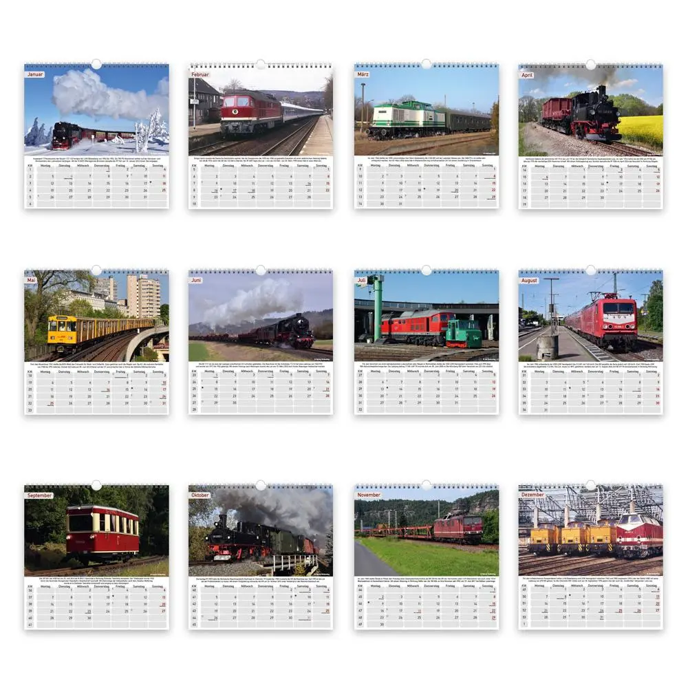Bild: 9783988024251 | Trötsch Technikkalender DDR-Eisenbahnen 2026 | KG | Kalender | XXIV