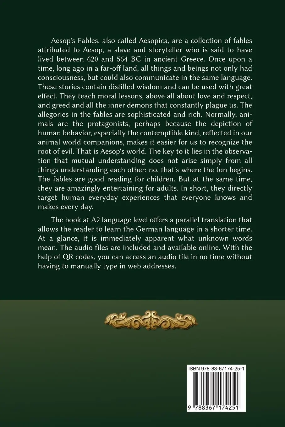 Rückseite: 9788367174251 | Aesop's Fables for Young and Old | Aesop | Taschenbuch | Englisch