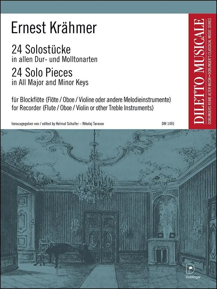 24 Solo-Stücke in allen Dur- und Molltonarten für Blockflöte (Flöte, Oboe, Vioine oder andere Melodieinstrumente)