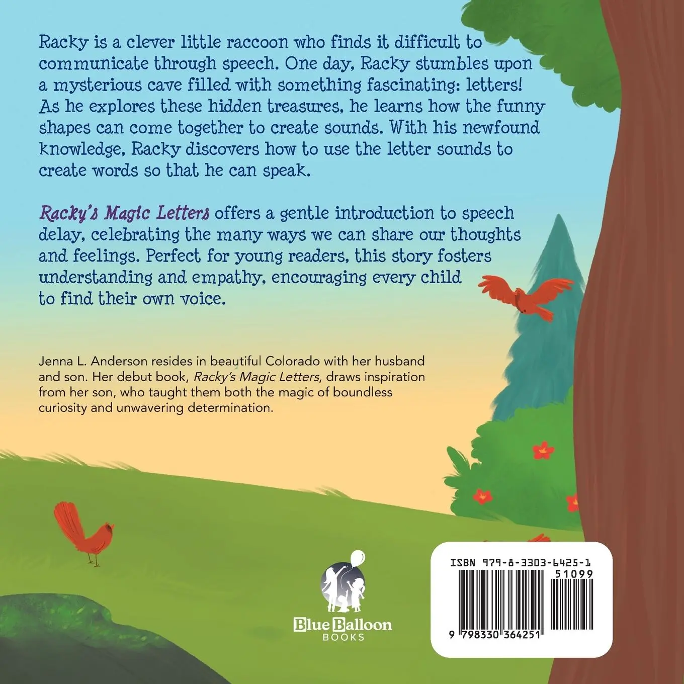 Rückseite: 9798330364251 | Racky's Magic Letters | Jenna L. Anderson (u. a.) | Taschenbuch | 2024