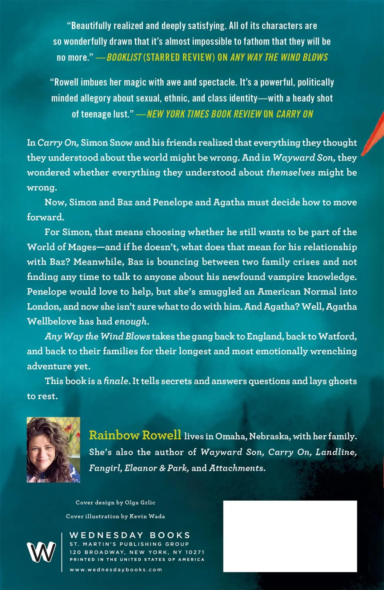 Rückseite: 9781250254351 | Any Way the Wind Blows | Rainbow Rowell | Taschenbuch | Englisch