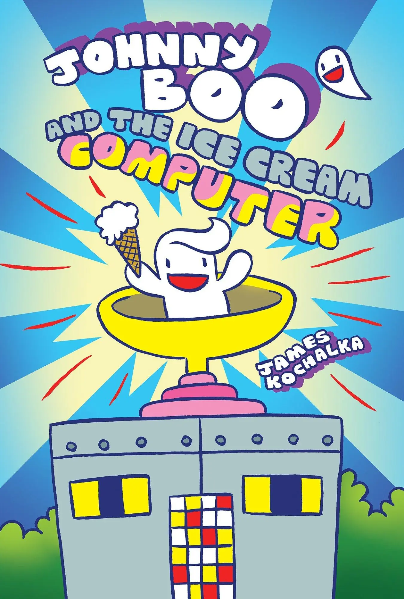 Cover: 9781603094351 | Johnny Boo and the Ice Cream Computer (Johnny Boo Book 8) | Kochalka