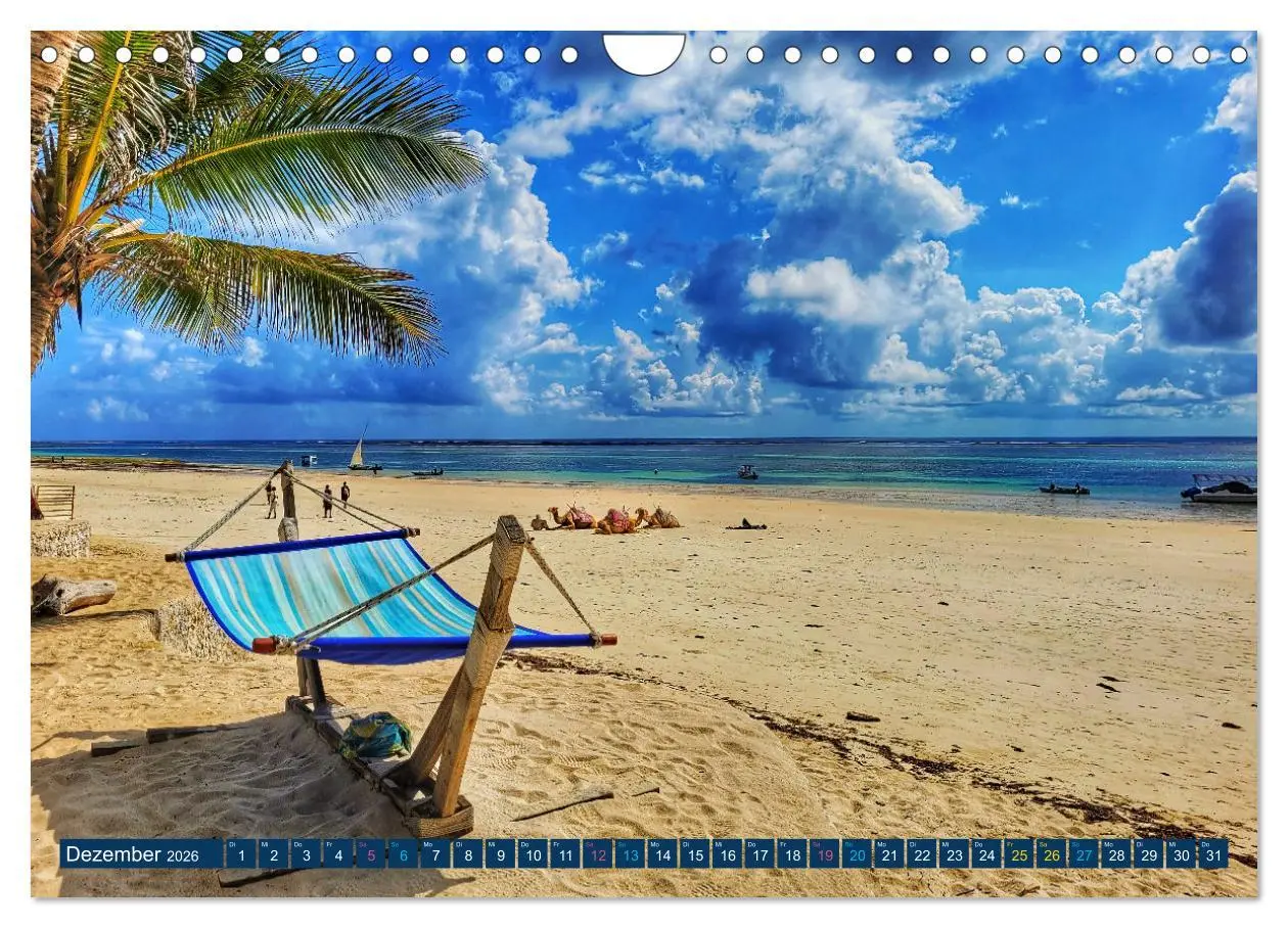 Bild: 9783457374351 | DIANI BEACH Strand Impressionen Kenia (Wandkalender 2026 DIN A4...
