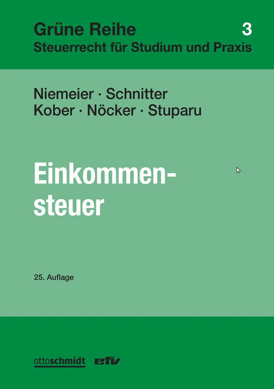 Cover: 9783816814351 | Einkommensteuer | Deutsche Steuer-Gewerkschaft | Buch | Grüne Reihe