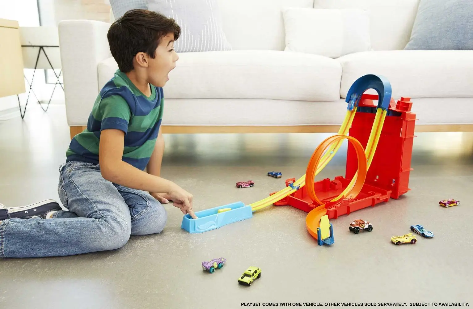 Bild: 194735034451 | Hot Wheels Track Builder Unlimited Benzinkanister-Stuntbox | HDX78