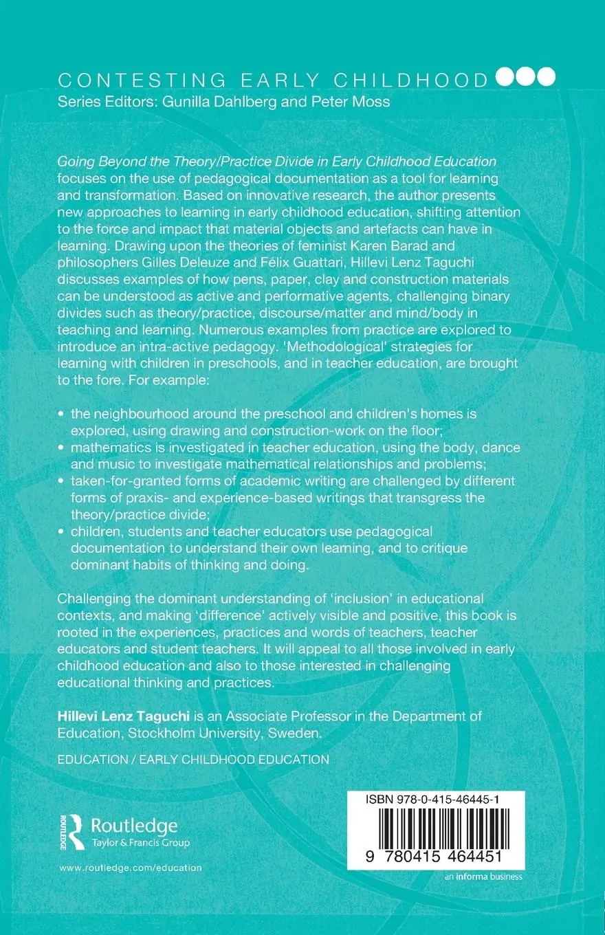 Rückseite: 9780415464451 | Going Beyond the Theory/Practice Divide in Early Childhood Education
