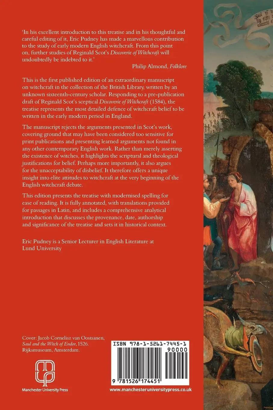 Rückseite: 9781526174451 | A defence of witchcraft belief | Eric Pudney | Taschenbuch | Englisch