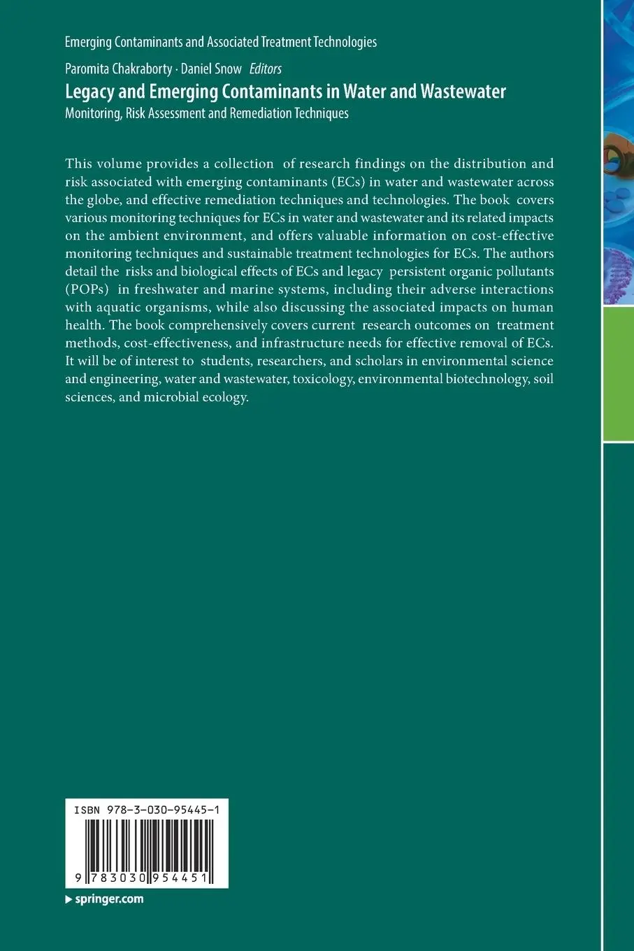 Rückseite: 9783030954451 | Legacy and Emerging Contaminants in Water and Wastewater | Taschenbuch
