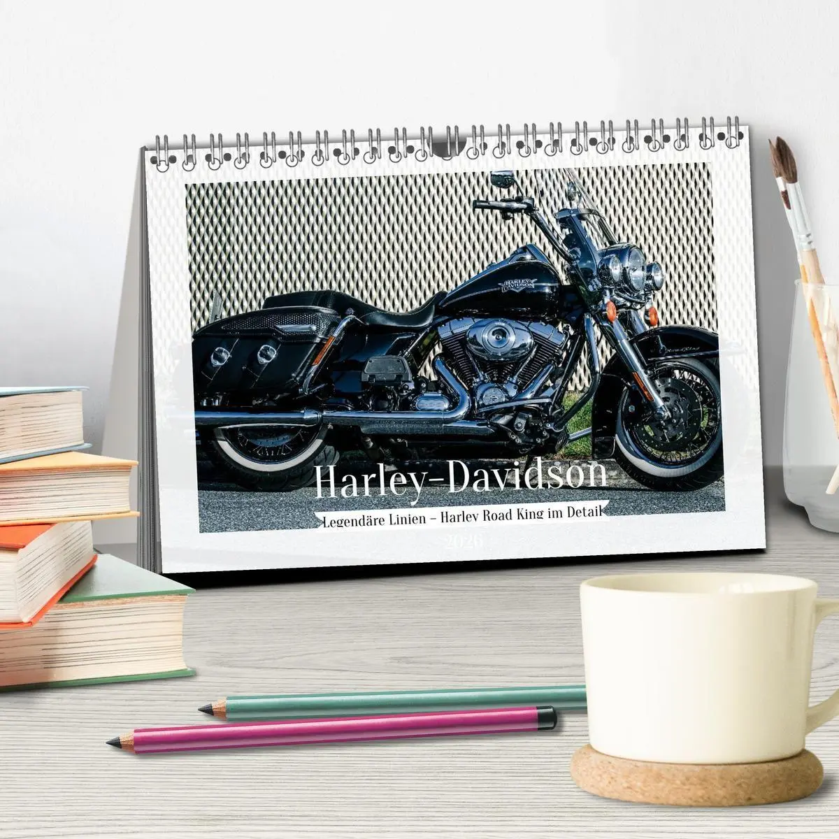 Bild: 9783516694451 | Legendäre Linien - Harley Road King im Detail (Tischkalender 2026...