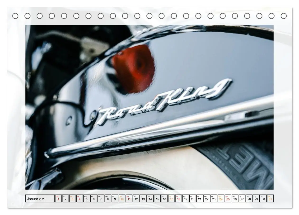 Bild: 9783516694451 | Legendäre Linien - Harley Road King im Detail (Tischkalender 2026...