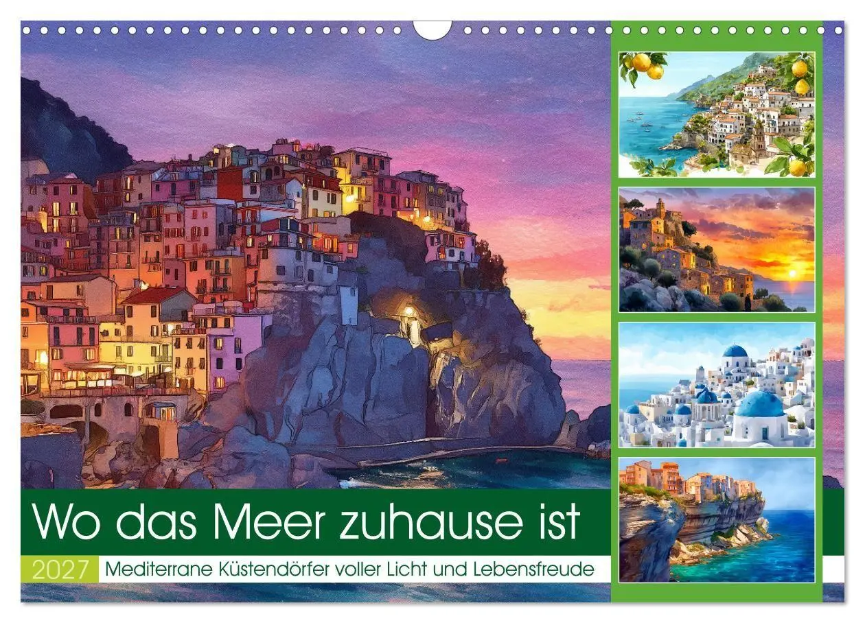 Cover: 9783516764451 | Wo das Meer zuhause ist (Wandkalender 2027 DIN A3 quer), CALVENDO...