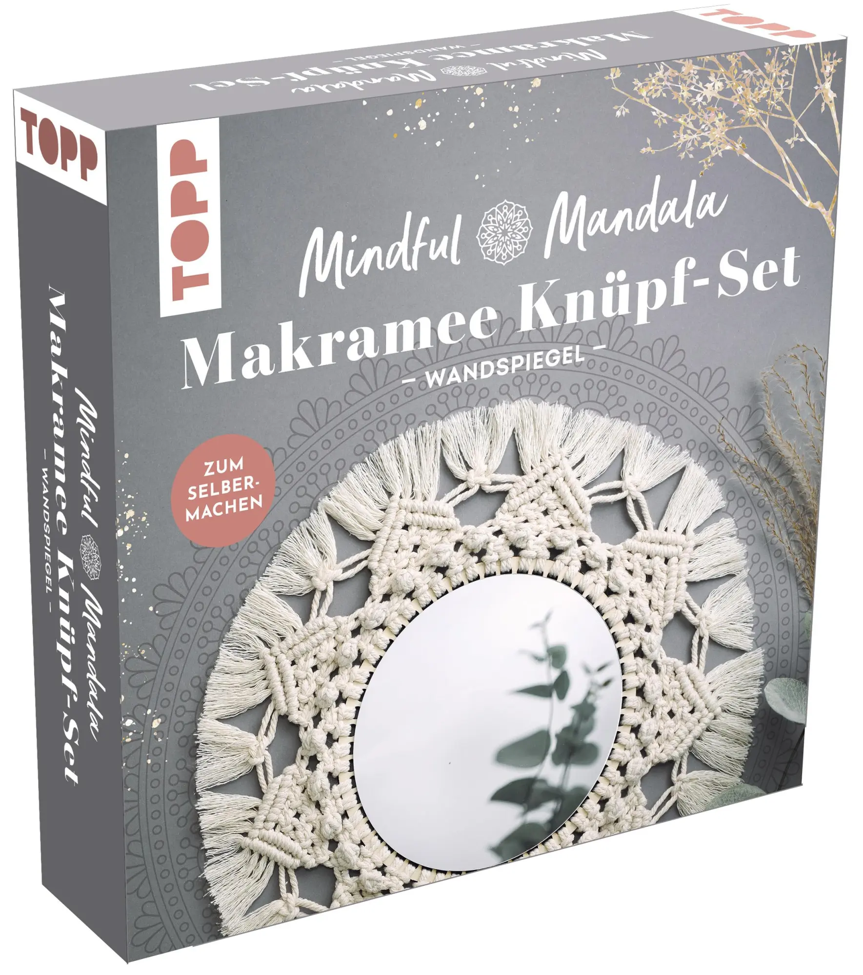Cover: 4007742184551 | Mindful Mandala - Makramee-Knüpf-Set: Wandspiegel. Mit Anleitung...