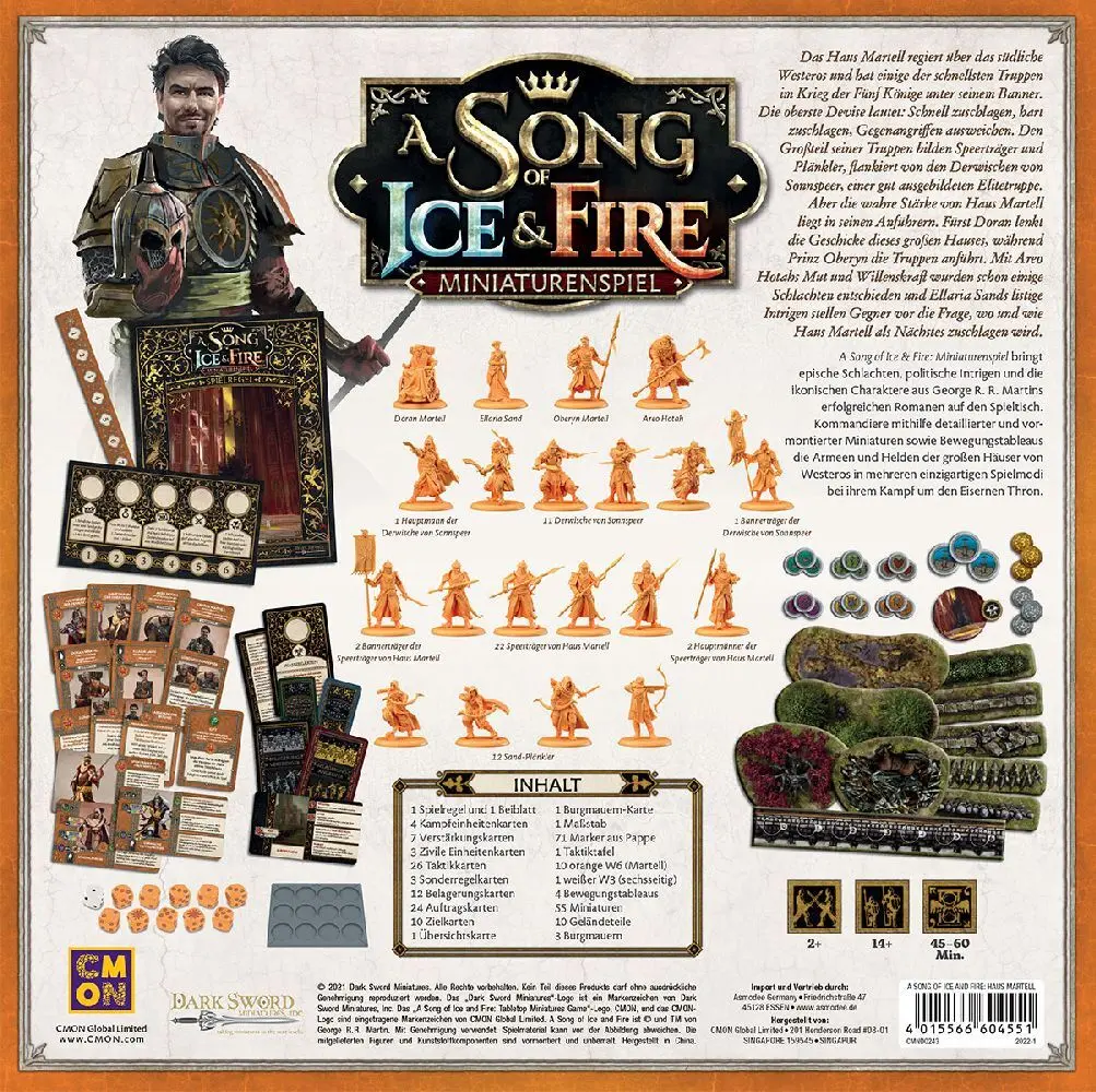 Bild: 4015566604551 | A Song of Ice &amp; Fire Martell Starterset | Michael Shinall (u. a.)