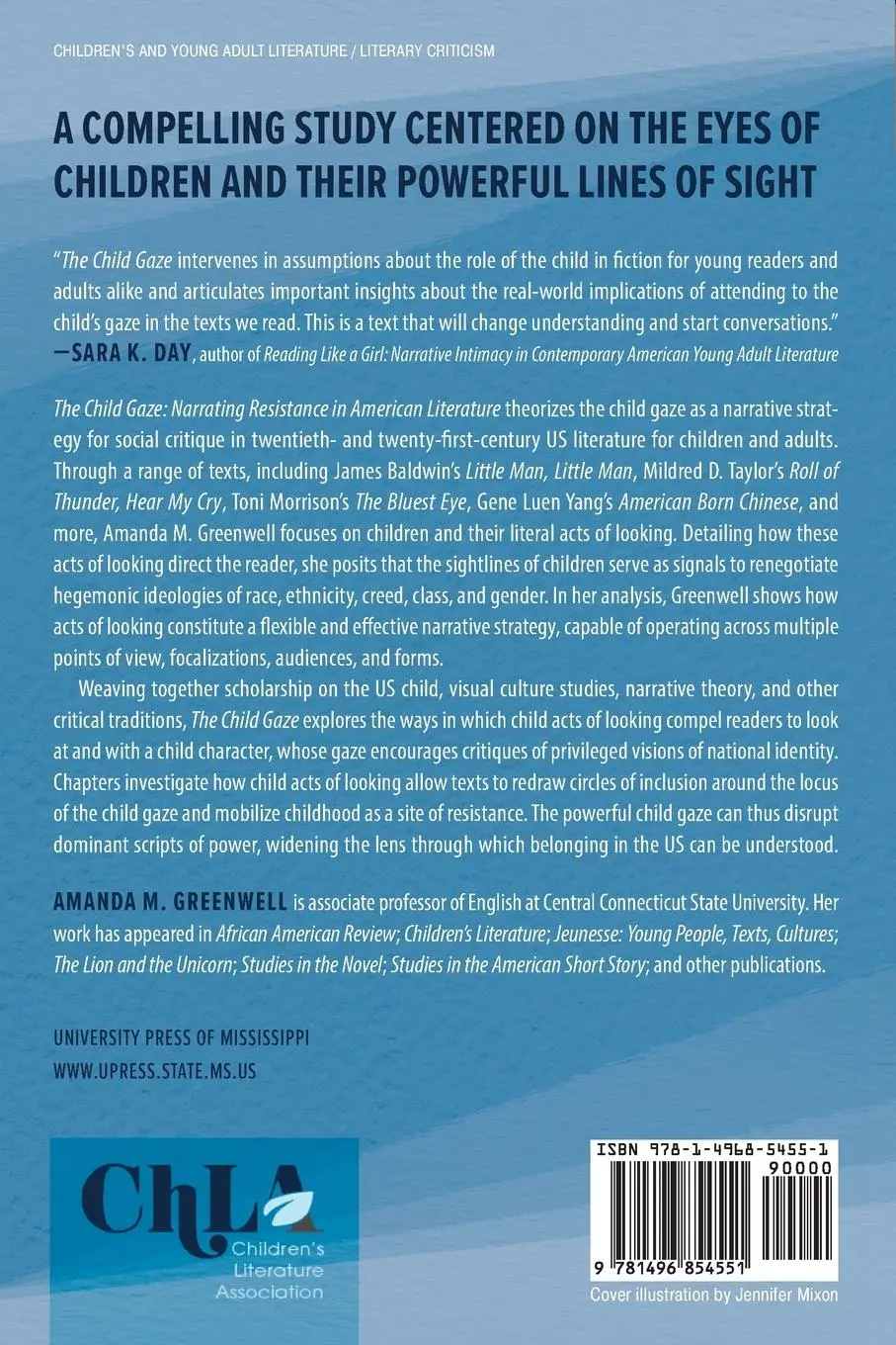 Rückseite: 9781496854551 | Child Gaze | Narrating Resistance in American Literature | Greenwell