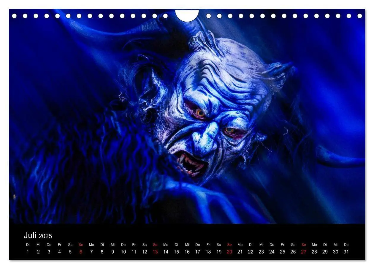 Bild: 9783435574551 | Perchten und Krampusse im Voralpenland (Wandkalender 2025 DIN A4...