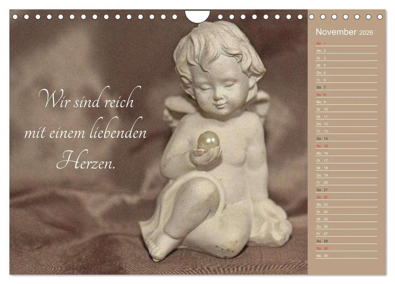 Bild: 9783457974551 | Engel - Die Worte der Liebe (Wandkalender 2026 DIN A4 quer),...