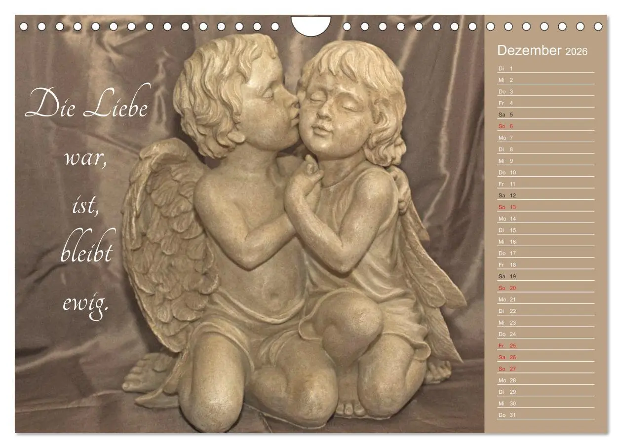Bild: 9783457974551 | Engel - Die Worte der Liebe (Wandkalender 2026 DIN A4 quer),...