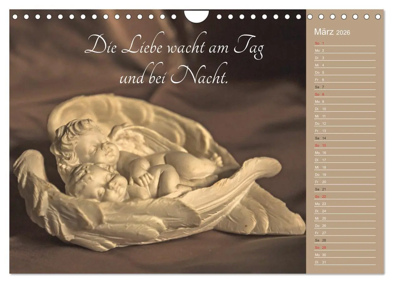 Bild: 9783457974551 | Engel - Die Worte der Liebe (Wandkalender 2026 DIN A4 quer),...