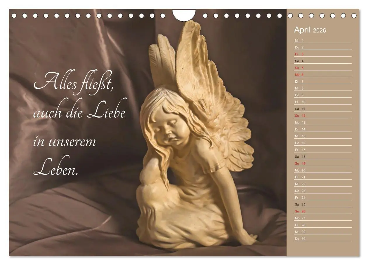 Bild: 9783457974551 | Engel - Die Worte der Liebe (Wandkalender 2026 DIN A4 quer),...