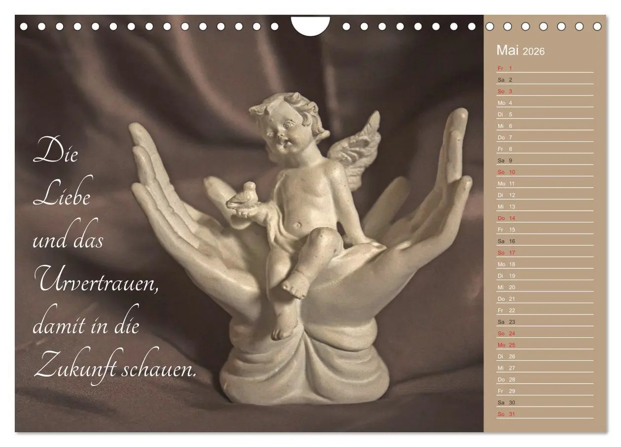 Bild: 9783457974551 | Engel - Die Worte der Liebe (Wandkalender 2026 DIN A4 quer),...
