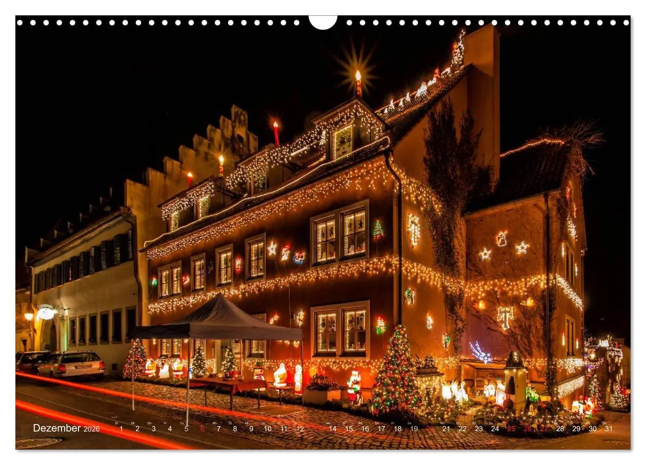 Bild: 9783516064551 | Unterfranken bei Nacht (Wandkalender 2026 DIN A3 quer), CALVENDO...