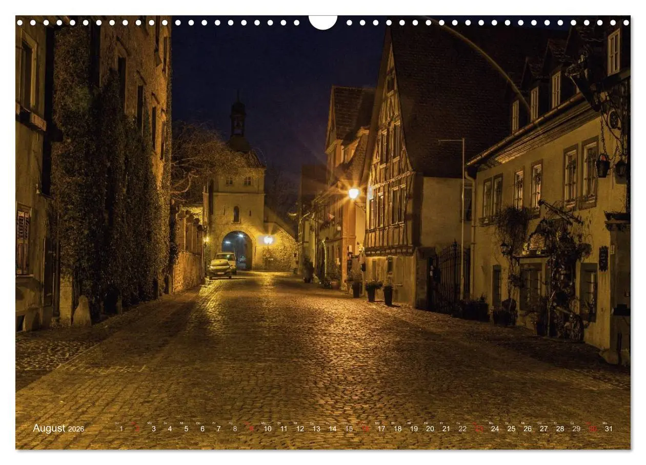 Bild: 9783516064551 | Unterfranken bei Nacht (Wandkalender 2026 DIN A3 quer), CALVENDO...