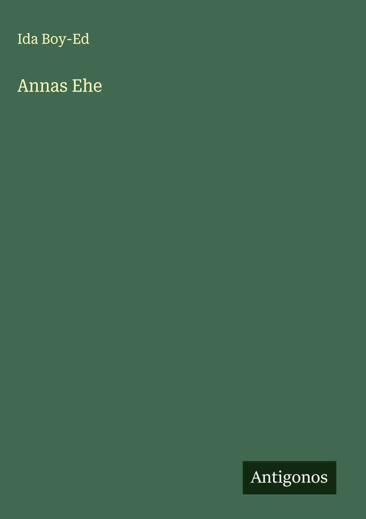 Annas Ehe