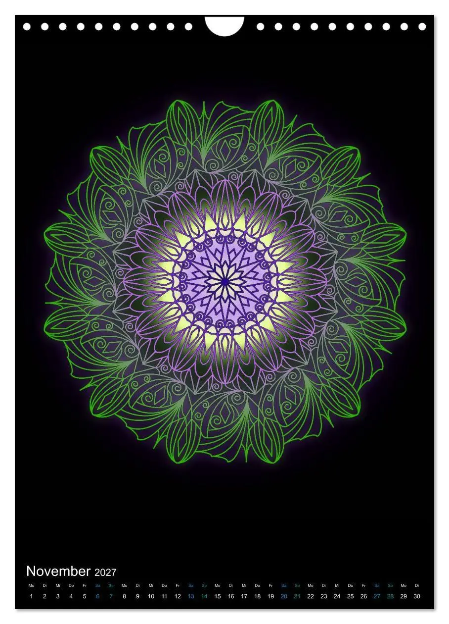 Bild: 9783569604551 | Mandala-Kalender 2027 (Wandkalender 2027 DIN A4 hoch), CALVENDO...
