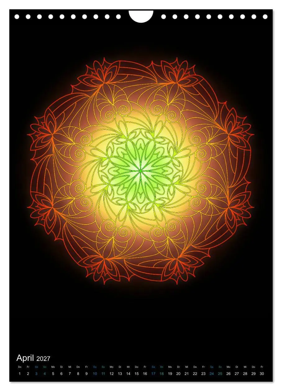 Bild: 9783569604551 | Mandala-Kalender 2027 (Wandkalender 2027 DIN A4 hoch), CALVENDO...