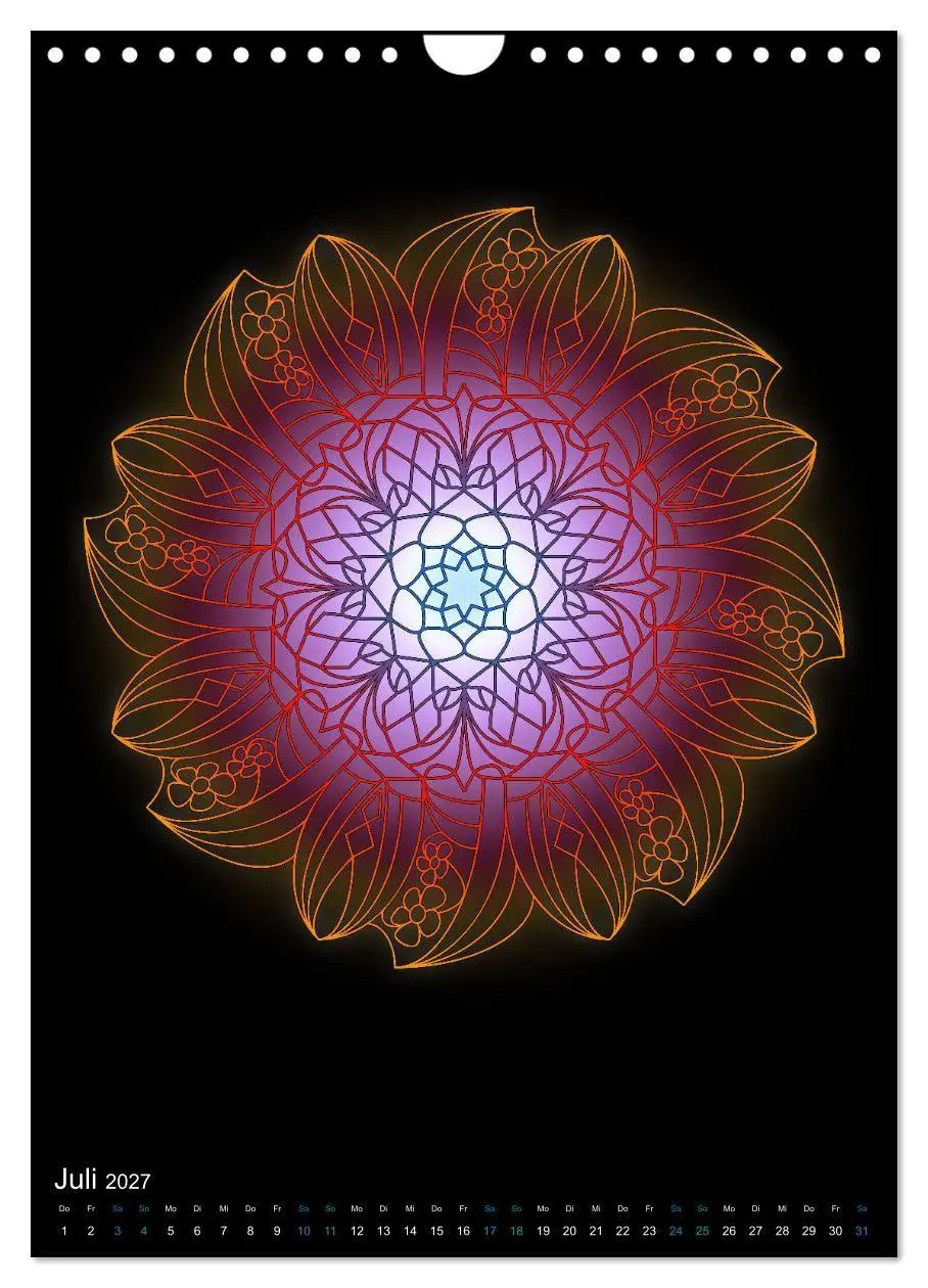 Bild: 9783569604551 | Mandala-Kalender 2027 (Wandkalender 2027 DIN A4 hoch), CALVENDO...