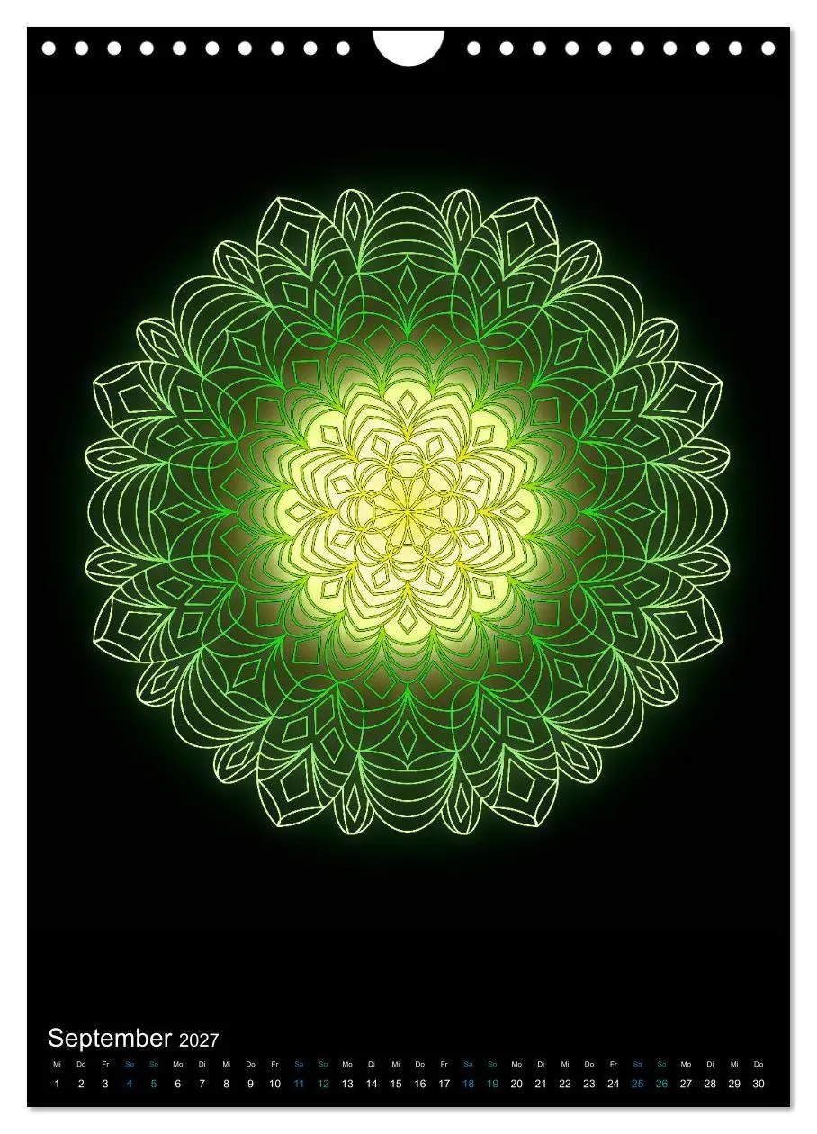 Bild: 9783569604551 | Mandala-Kalender 2027 (Wandkalender 2027 DIN A4 hoch), CALVENDO...