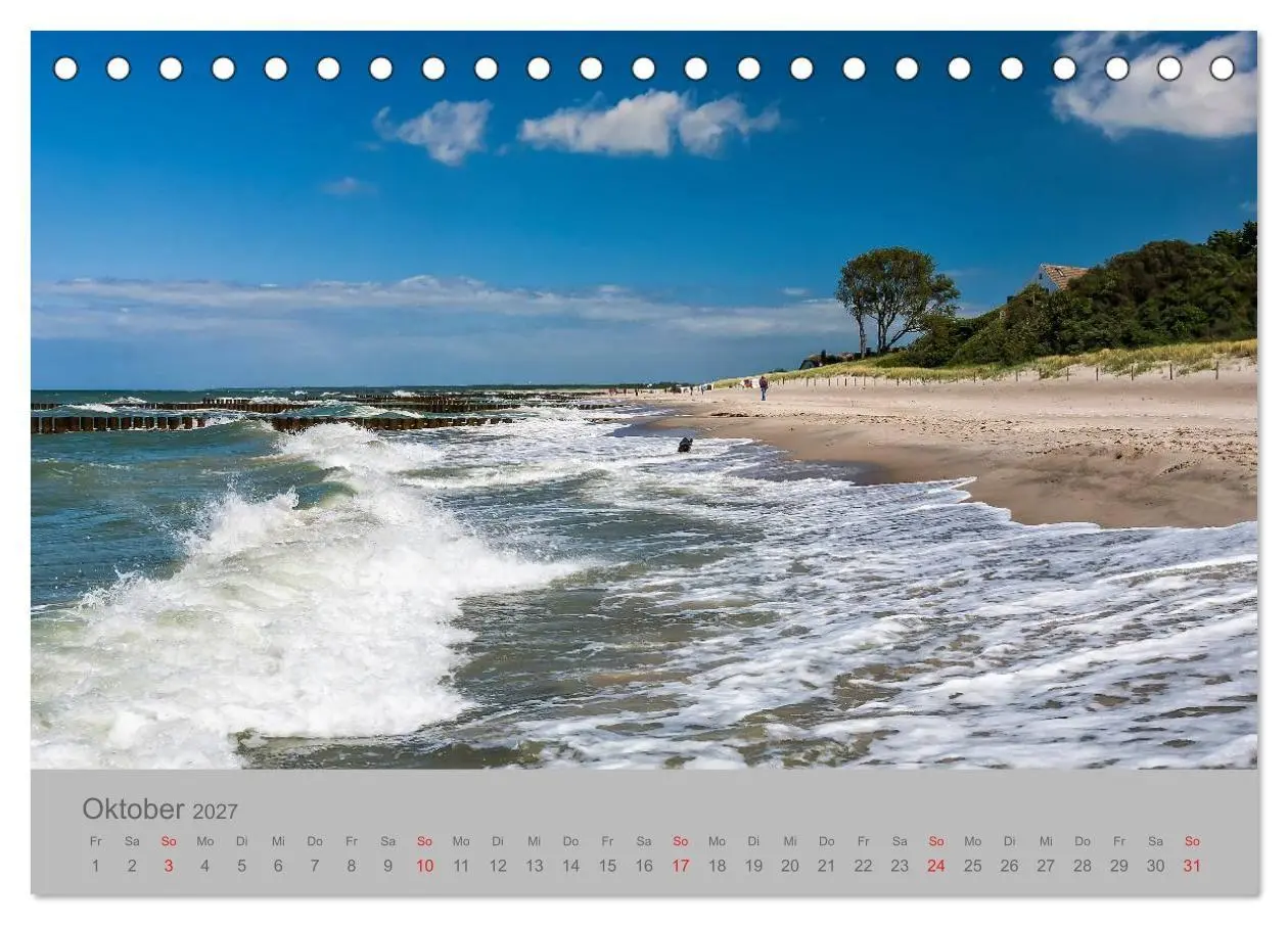 Bild: 9783594114551 | Ostsee, Fischland-Darß (Tischkalender 2027 DIN A5 quer), CALVENDO...