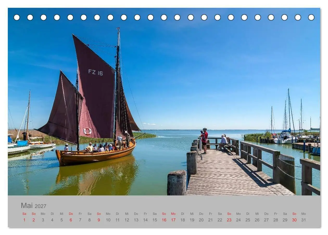 Bild: 9783594114551 | Ostsee, Fischland-Darß (Tischkalender 2027 DIN A5 quer), CALVENDO...