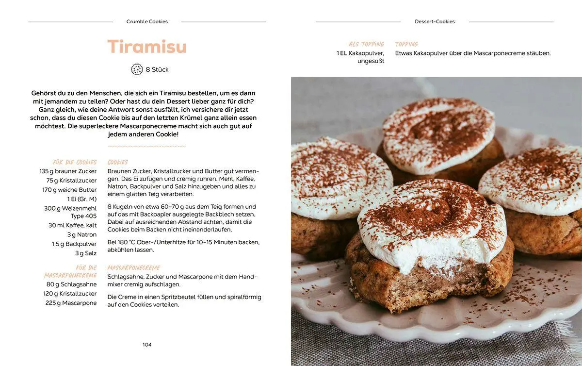 Bild: 9783735854551 | Crumble Cookies | DAS Backbuch zum TikTok-Foodtrend | Noelia Toré