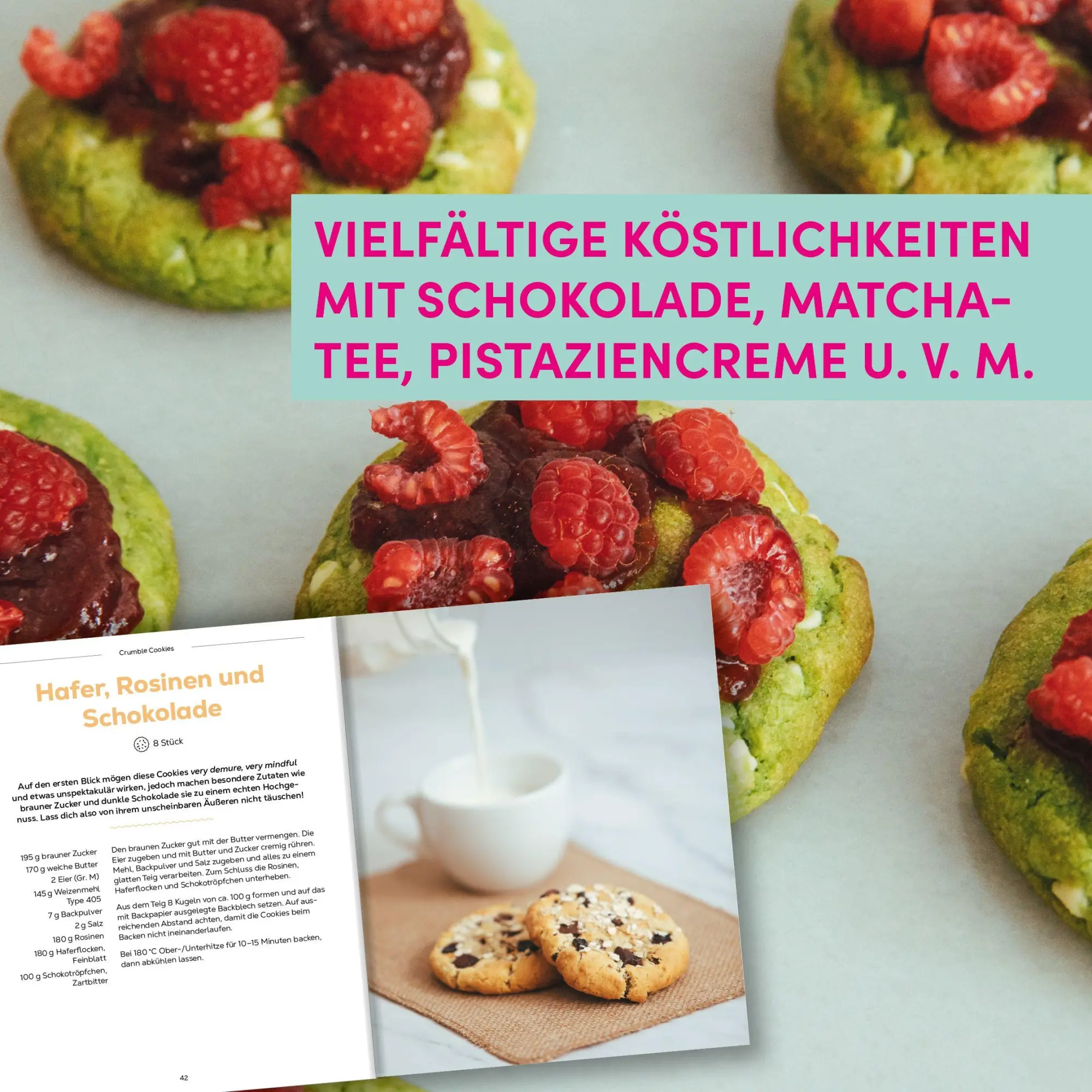 Bild: 9783735854551 | Crumble Cookies | DAS Backbuch zum TikTok-Foodtrend | Noelia Toré