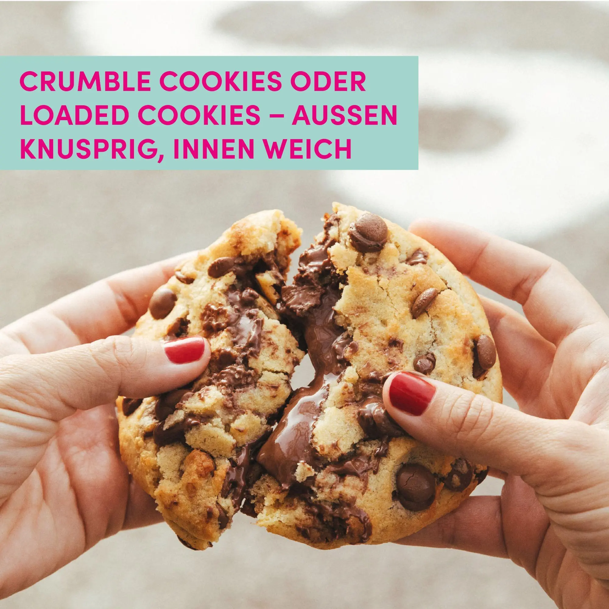 Bild: 9783735854551 | Crumble Cookies | DAS Backbuch zum TikTok-Foodtrend | Noelia Toré