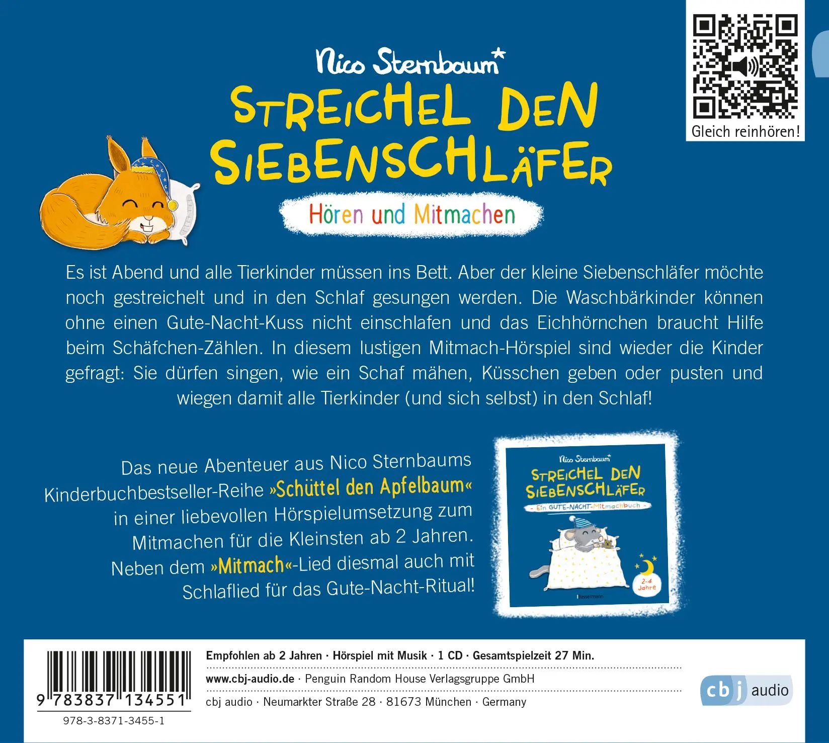 Bild: 9783837134551 | Streichel den Siebenschläfer | Hören und Mitmachen | Nico Sternbaum