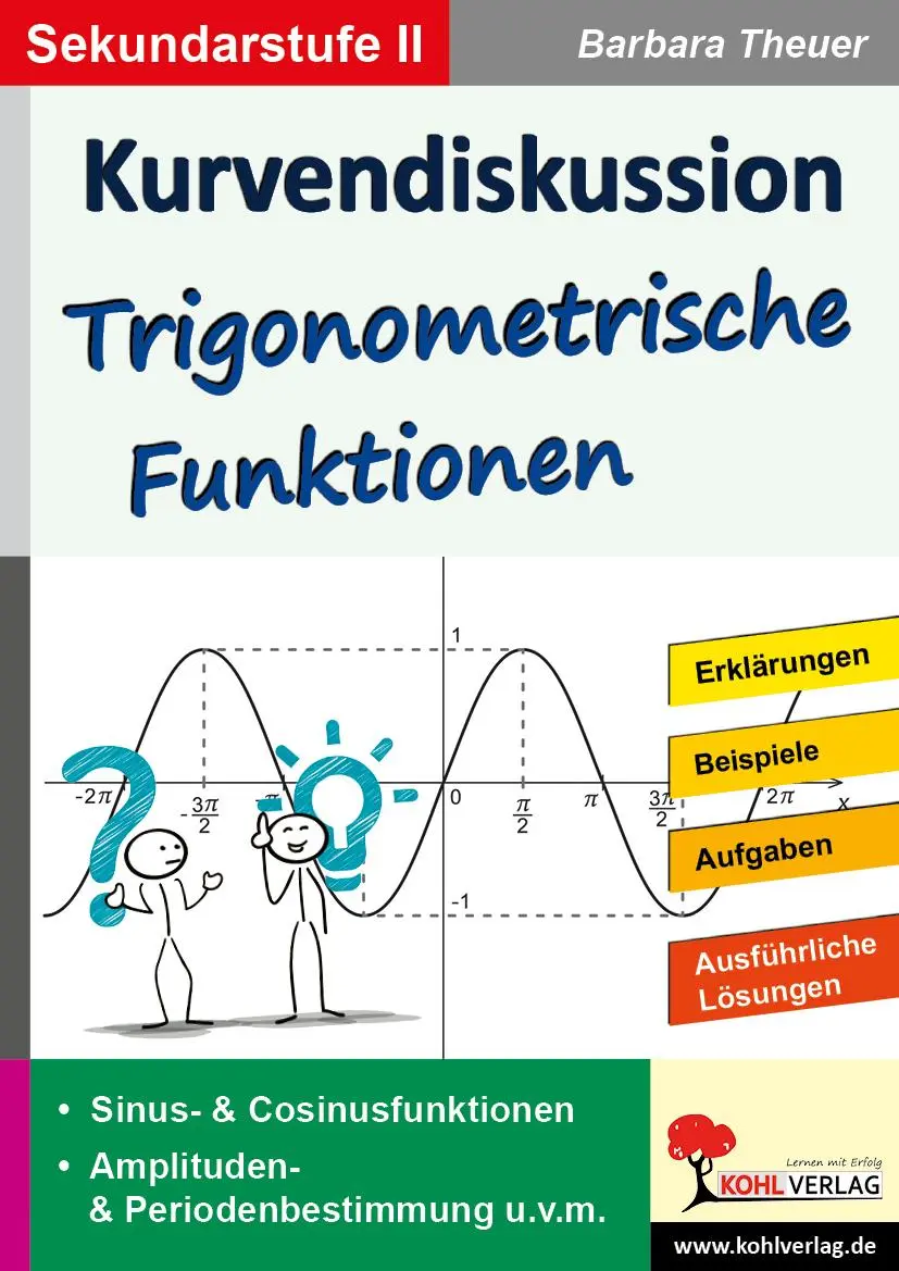 Cover: 9783956864551 | Kurvendiskussion / Trigonometrische Funktionen | Barbara Theuer | 2016