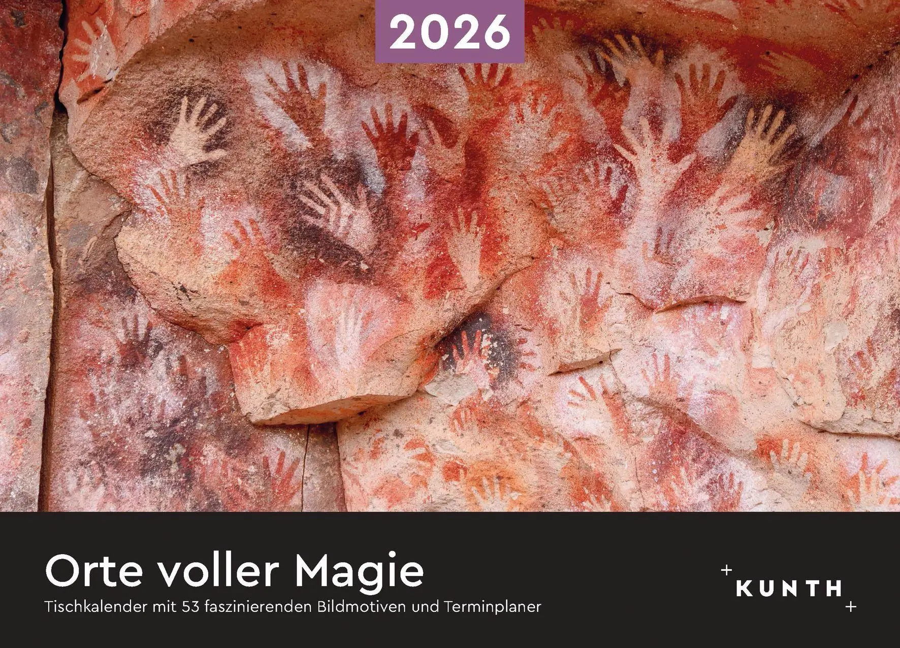 Cover: 9783965914551 | Orte voller Magie - KUNTH Tischkalender 2026 | Kalender | 54 S. | 2026