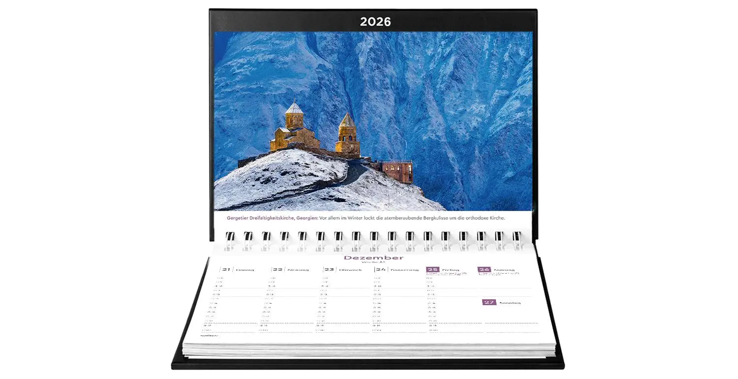 Bild: 9783965914551 | Orte voller Magie - KUNTH Tischkalender 2026 | Kalender | 54 S. | 2026