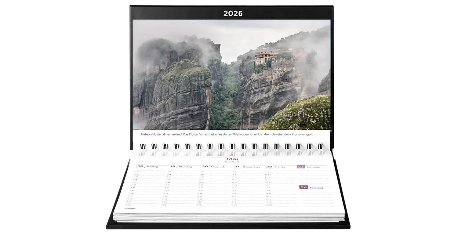 Bild: 9783965914551 | Orte voller Magie - KUNTH Tischkalender 2026 | Kalender | 54 S. | 2026