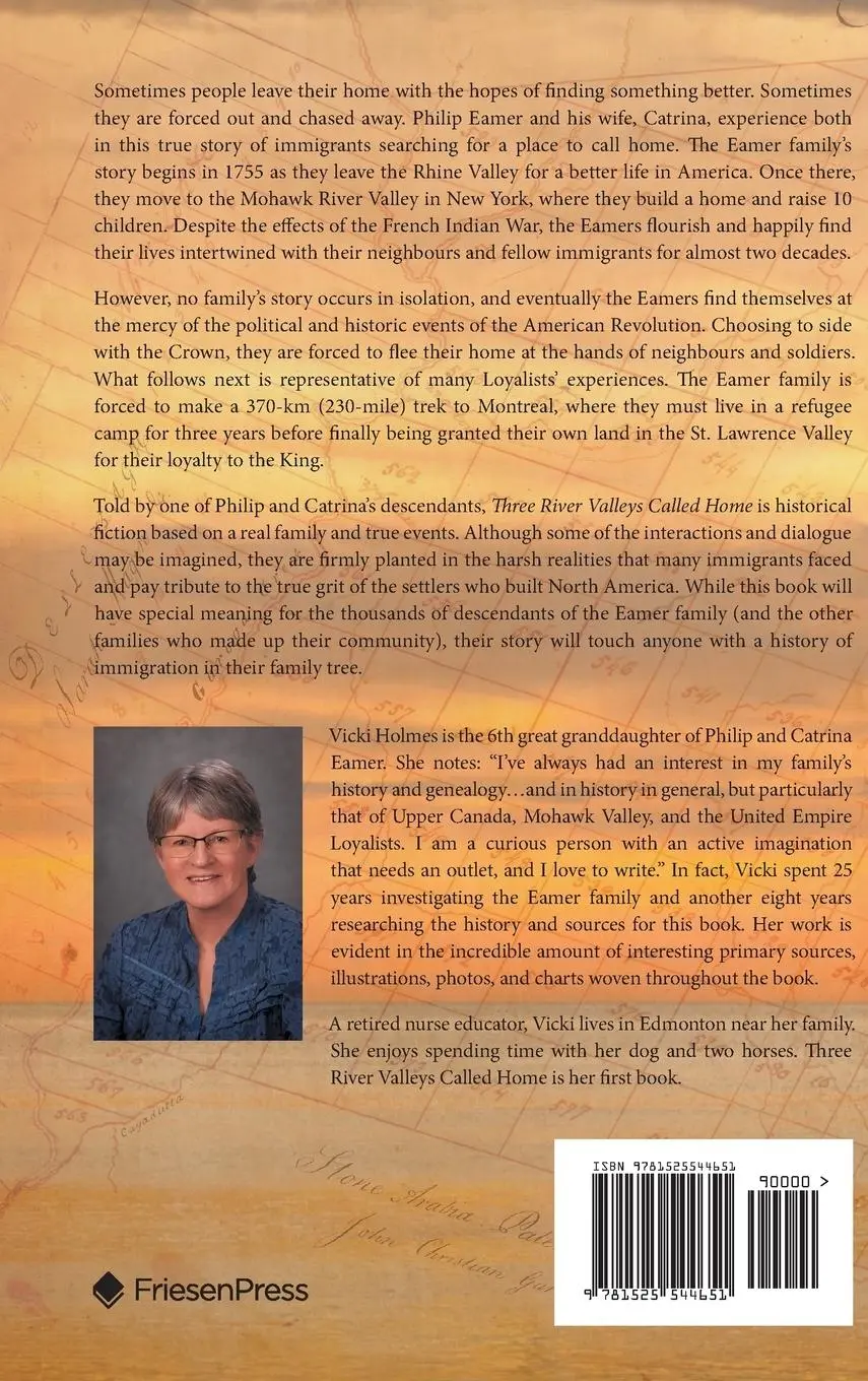 Rückseite: 9781525544651 | Three River Valleys Called Home | Vicki Holmes | Buch | Englisch