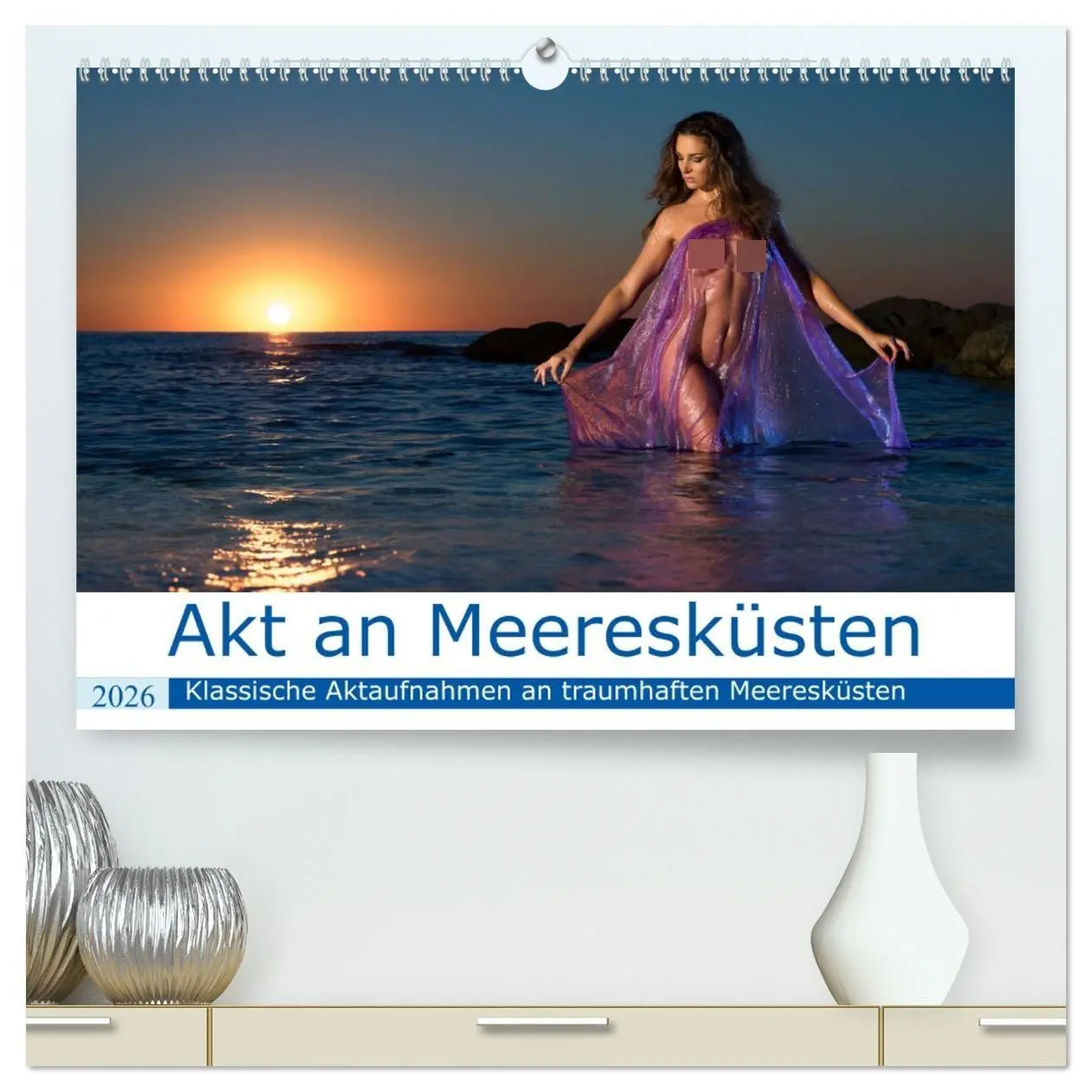 Cover: 9783457654651 | Akt an wilden Meeresküsten (hochwertiger Premium Wandkalender 2026...