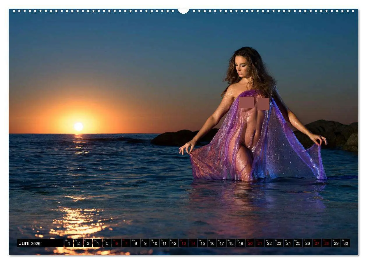 Bild: 9783457654651 | Akt an wilden Meeresküsten (hochwertiger Premium Wandkalender 2026...