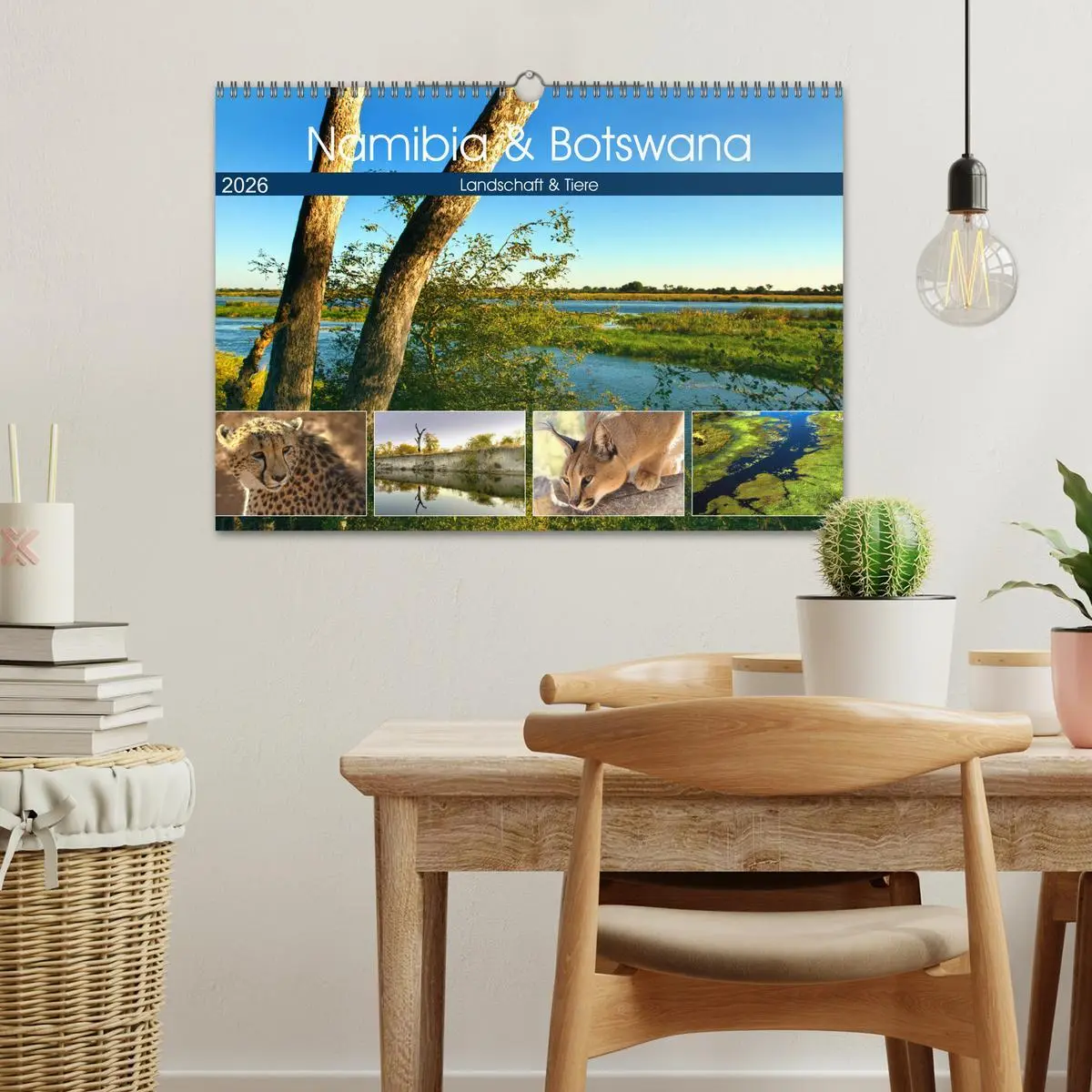 Bild: 9783457724651 | Namibia &amp; Botswana (Wandkalender 2026 DIN A3 quer), CALVENDO...