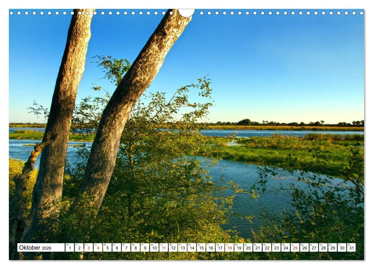 Bild: 9783457724651 | Namibia &amp; Botswana (Wandkalender 2026 DIN A3 quer), CALVENDO...