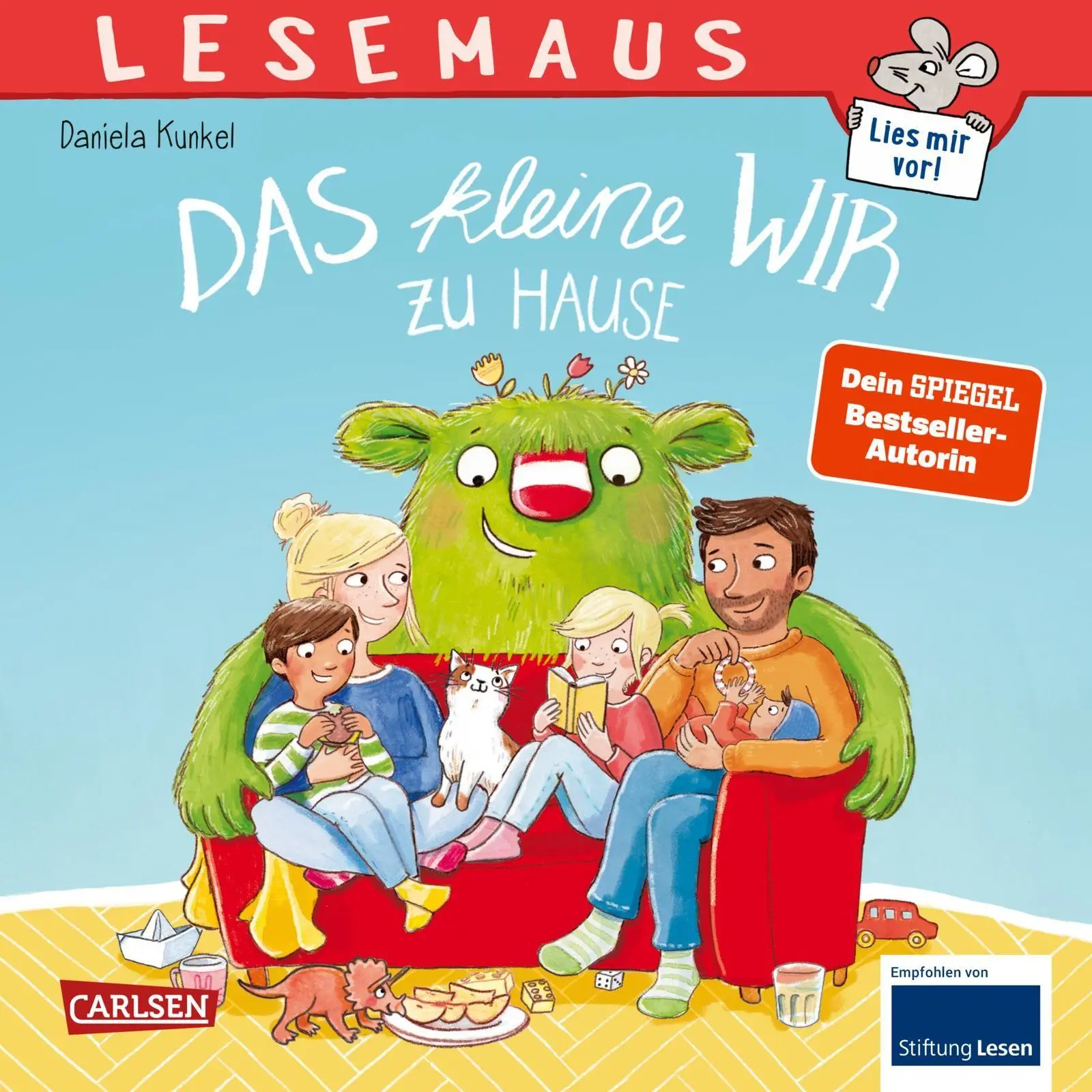 Cover: 9783551084651 | LESEMAUS 200: Das kleine WIR zu Hause | Daniela Kunkel | Taschenbuch