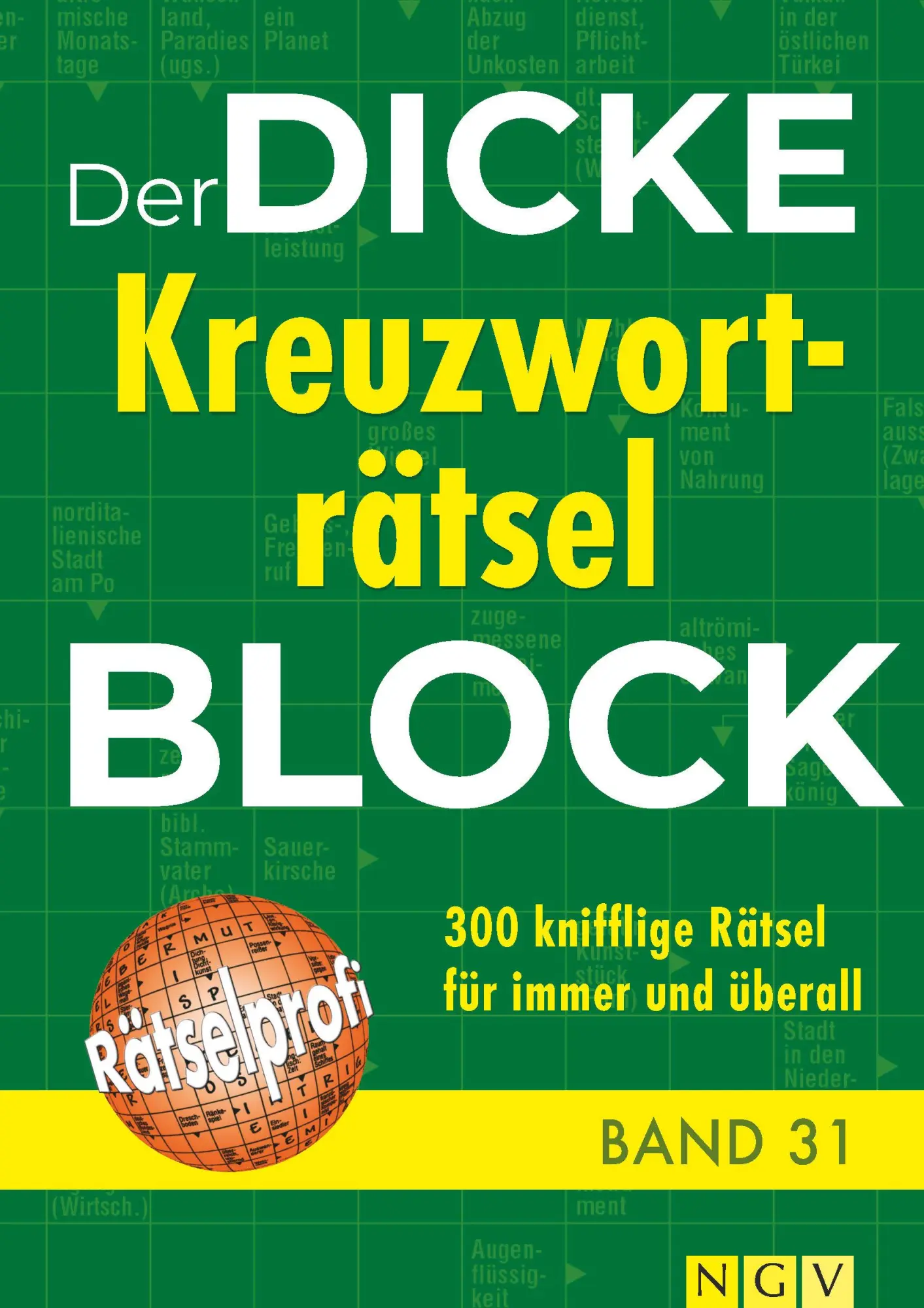 Cover: 9783625194651 | Der dicke Kreuzworträtsel-Block Band 31 | Taschenbuch | 336 S. | 2023