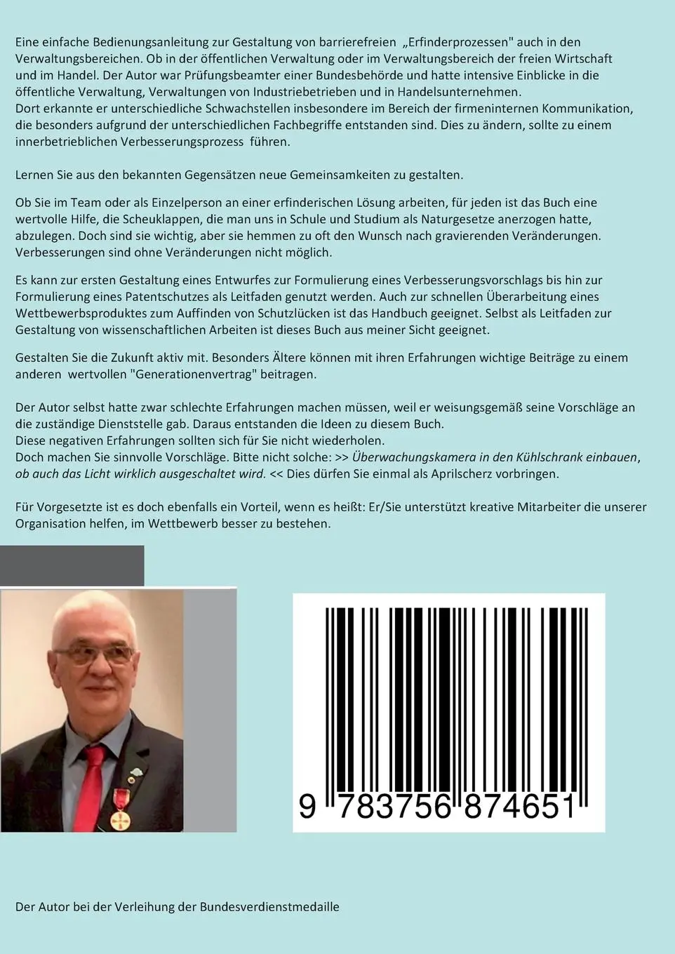 Rückseite: 9783756874651 | Die Sanfte Verwaltungsrevolution | Der kleine Unternehmensberater
